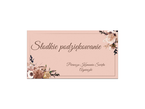 Naklejki personalizowane na pudełka na ciasto - 30 szt.