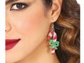 Candy cane earrings