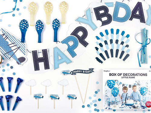 Party Box - Party Box - Birthday Party Decoration Set Airplane