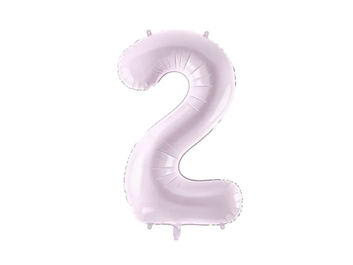 Number 2 Purple Foil Balloon - 72 cm - 1 pc