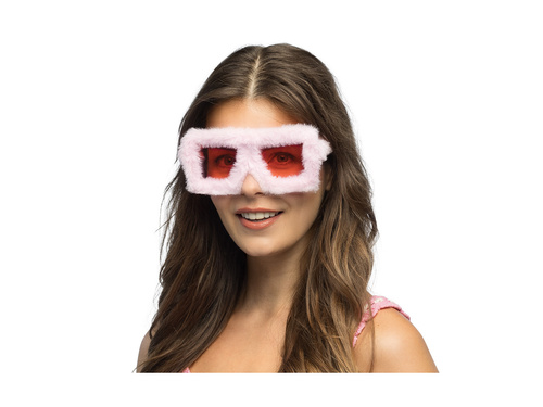 Okulary imprezowe Fluffy z futerkiem