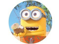 Decorative cake wafer Minions - 20 cm