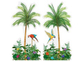 Hawaiian wall decoration Palms - 2 pcs.
