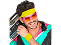 Pair of neon yellow wristbands