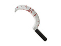 Zakrwawiony plastikowy sierp - 45,5 cm