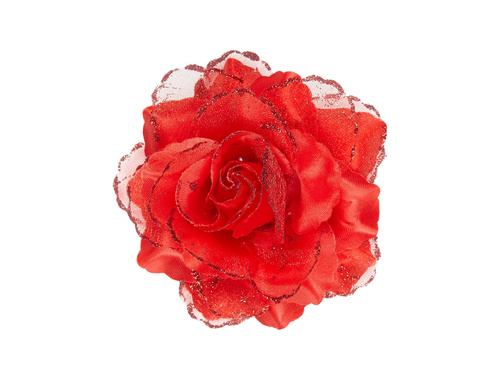 Rose hair clip - 1 pc