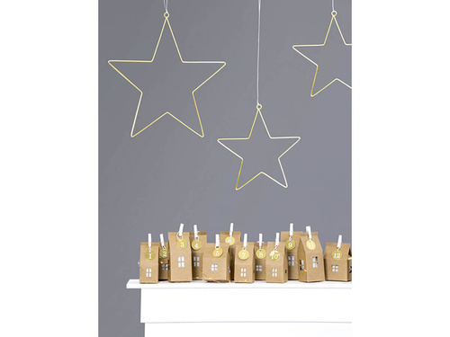 Metal pendants Stars - 2 pcs.