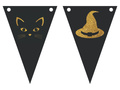 Halloween Witch and Cat flag banner - 500 cm - 1 pc.