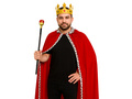 Kostium Król dla dorosłych - długa - 115 cm