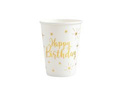 Kubeczki papierowena urodziny Happy Birthday - 250 ml - 10 szt.