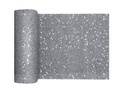 Decoration glitter table runner - silver - 18 cm x 5 m - 1 pcs.