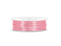 Satin ribbon, light pink, 3 mm / 50 m, 1 pc.