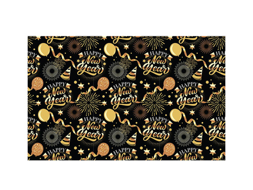 Happy New Year Tablecover 137x274 cm - 1 pcs