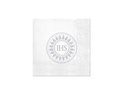 Serwetki komunijne ze srebrnym nadrukiem IHS - 33 cm - 20 szt