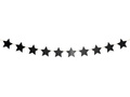 Banner with stars black - 14 pcs.