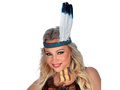 Opaska Indianina z 2 piórkami - 1 szt.