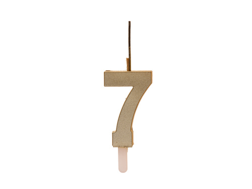 Gold Candle no 7 - 1 pc
