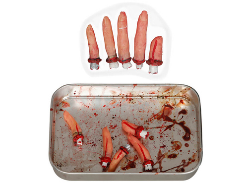 Bloody Severed Fingers - 5 pcs
