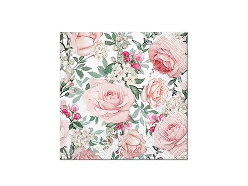 Roses napkins - 25 cm - 20 pcs.