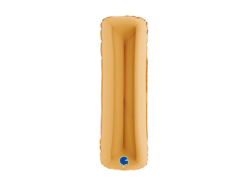 Balon foliowy literka I złoty - 40" - 1 szt.