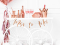 Miss to Mrs bachelorette party banner - 76 cm - 1 pcs.