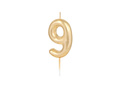 Gold Candle no 9 - 1 pc