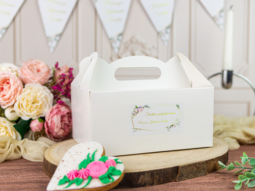 Wedding cake labels, 30 pcs