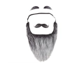 Moustache, beard and eyebrows