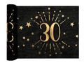 Table runner decoration with print for 30th birthday Sparkling - 30 cm x 5 m - 1 pcs.