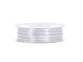 Satin ribbon, white, 3 mm / 50 m, 1 pc.