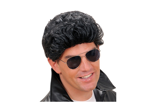 Czarna peruka Greaser