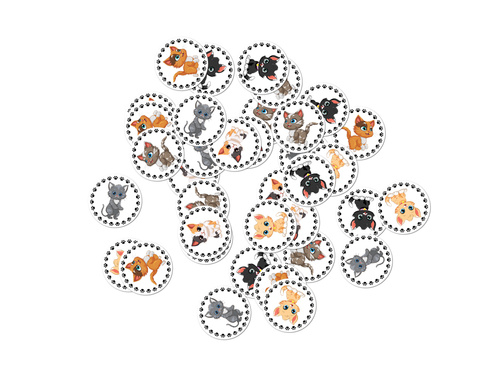 Birthday confetti Cats - 36 pcs.