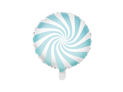 Balon foliowy błękitny Cukierek - 45 cm- 1 szt.