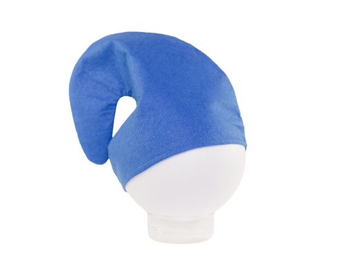 Czapka skrzata smerfa niebieska - 1 szt.