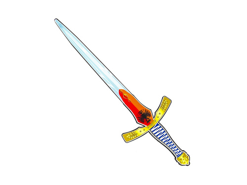 Miecz rycerski z pianki - 60 cm