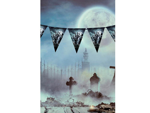 Halloween flag banner - 3 m - 1 pc