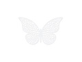 Dekoracja papierowa Motylki małe - 6,5 x 4 cm - 10 szt.