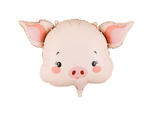 Balon foliowy Świnka - 61x36 cm - 1 szt