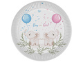 Girl or Boy plates? for Baby Shower - 18 cm - 6pcs.