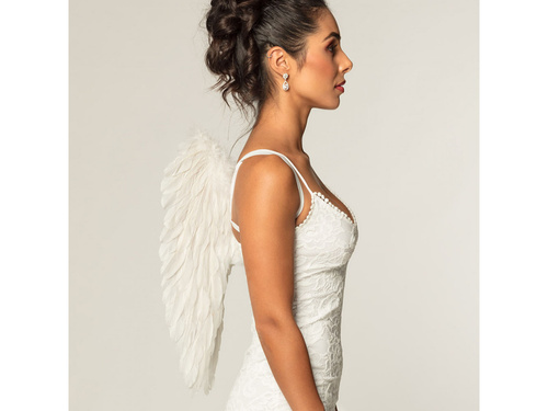 Angel wings white - 50 x 50 cm