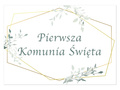 Plakat komunijny - I Komunia Święta - 68x48 cm