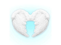 Angel wings white - 37 x 50 cm