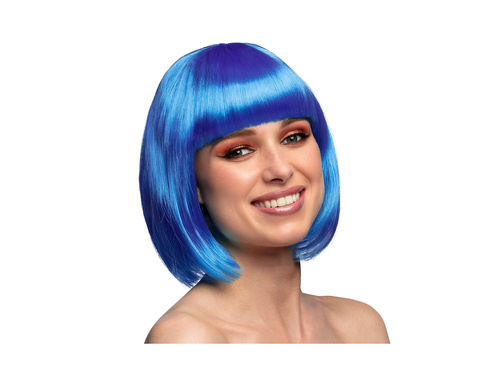 Peruka kabaretowa ciemnoniebieska