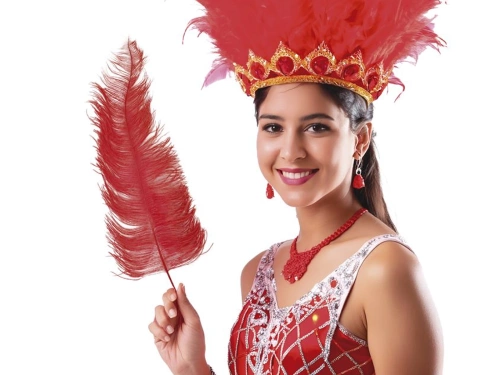 Ostrich Feather Red Giant 50 cm