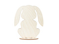 Wooden decoration Hare - 1 piece.