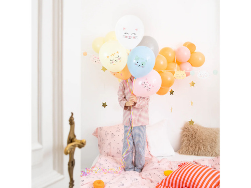 Balony lateksowe Kotki - 30 cm - 6 szt.
