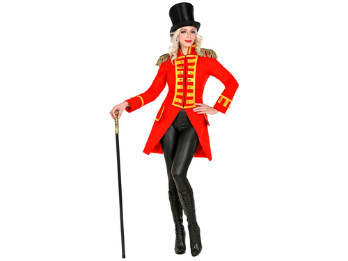 Red parade coat for woman