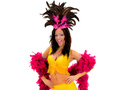 Copacabana feathered headband - 1 pc