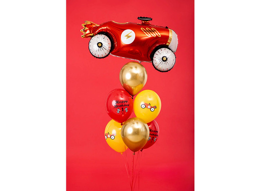 Set of latex balloons Cars - 30 cm - 6 pcs.