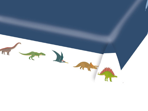Birthday tablecloth Dinosaur attack - 115 x 175 cm - 1 pcs.